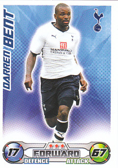 Darren Bent Tottenham Hotspur 2008/09 Topps Match Attax #303